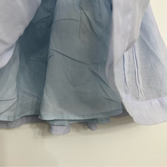 NEW WITH TAGS Crewcuts Pleated Skirt Baby Blue Size 4/5 - Picture 2 of 4
